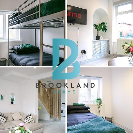 Chic 3Bed Flat In Manchester With Washer Wifi And Full Kitchen- Ideal For Contractors & Relocation By Brookland Stays Bolton Exteriör bild